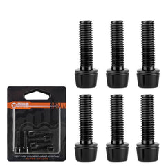 WEST BIKING  6pcs /Pack M5x18mm Titanium-Coated Bike Stem Screws for Mountain Bicycles - DealBuddy