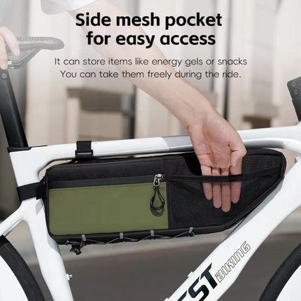 WEST BIKING YP0707415 Bicycle Top Tube Bag Mountain Road Bikes Large Capacity Front Tube Bag - DealBuddy