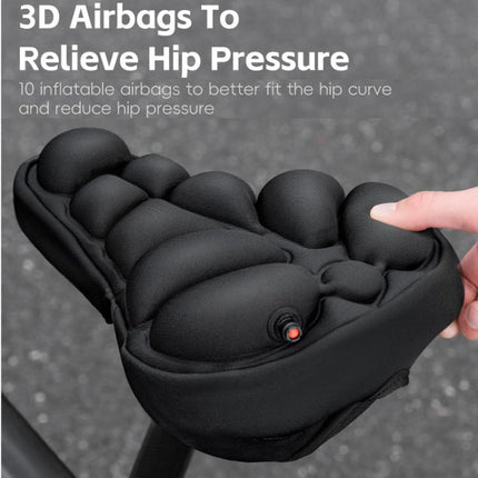 WEST BIKING YP0801259-260 Universal Heat Dissipating Inflatable Bicycle Seat Cover Cycling Mountain Bike Airbag Seat Cover - DealBuddy