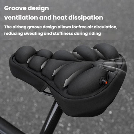 WEST BIKING YP0801259-260 Universal Heat Dissipating Inflatable Bicycle Seat Cover Cycling Mountain Bike Airbag Seat Cover - DealBuddy