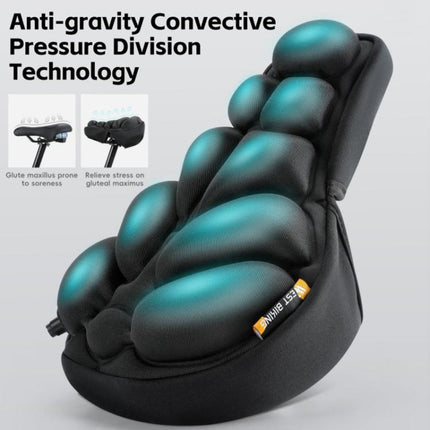 WEST BIKING YP0801259-260 Universal Heat Dissipating Inflatable Bicycle Seat Cover Cycling Mountain Bike Airbag Seat Cover - DealBuddy