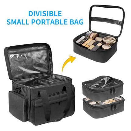 Travel Cosmetic Bag With Removable Inner Pocket