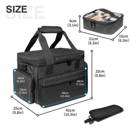 Travel Cosmetic Bag With Removable Inner Pocket