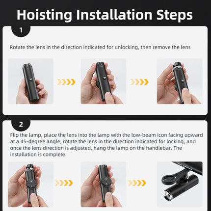 WEST BIKING Bicycle High-Brightness Rechargeable Headlight With Power Reminder Rotatable Function - DealBuddy