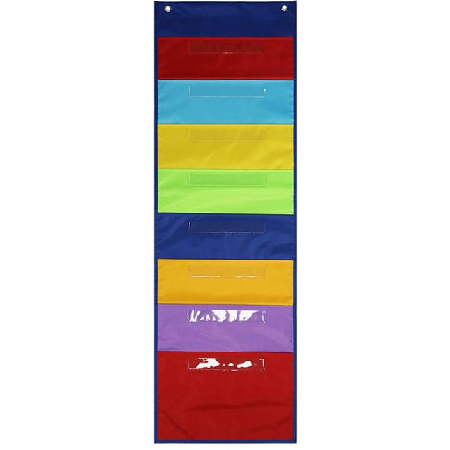 Rainbow File Book Magazine Storage Wall Mount Bag