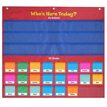 School Student Attendance Check-In Hanging Bag