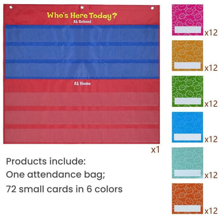 School Student Attendance Check-In Hanging Bag