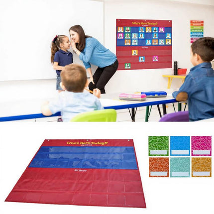 School Student Attendance Check-In Hanging Bag