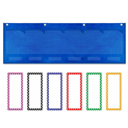 Collection Home Wall Pockets with Labels Organizer