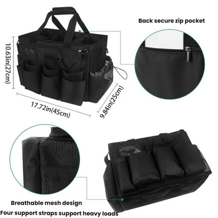 Cleaning Supplies Storage Bag Detachable Apron Pocket