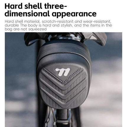 WEST BIKING Bicycle Hard-Shell Tail Bag Waterproof Quick-Release Cycling Bag - DealBuddy