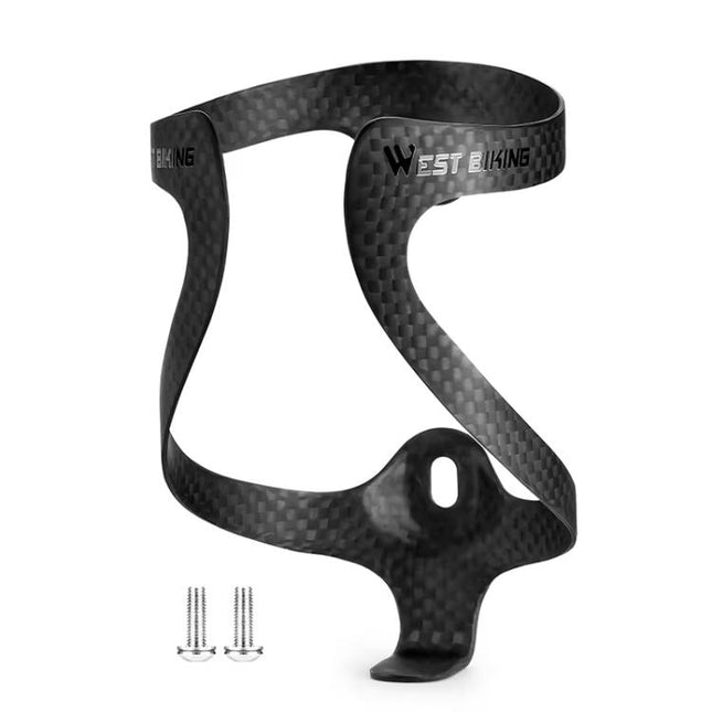 WEST BIKING Bicycle Carbon Fiber Water Bottle Cage Lightweight Cycling Water Bottle Holder - DealBuddy