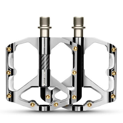 WEST BIKING 1pair Colorful Electroplated Bicycle Pedals 3 Bearing Aluminum Alloy Mountain / Road Bike Pedals