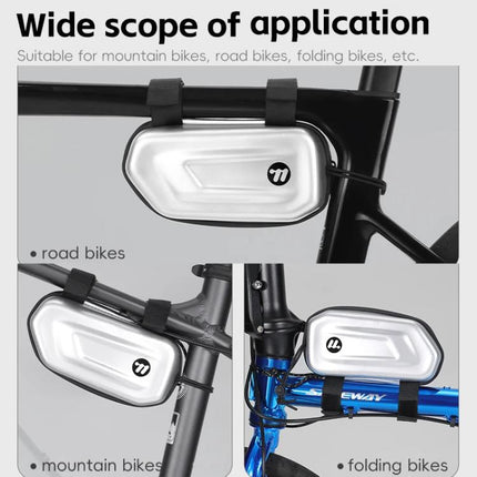 WEST BIKING Bicycle Glasses Hard Case Storage Bag Top Tube Bag Portable Crossbar Bag - DealBuddy