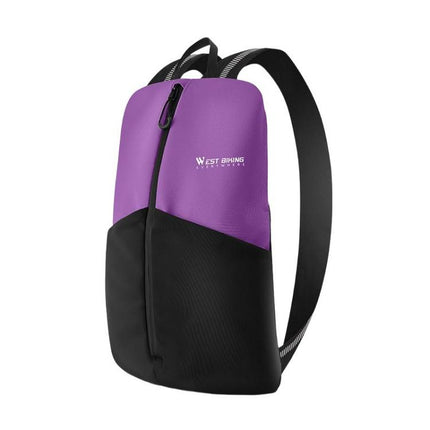 WEST BIKING Bicycle Riding Backpack Reflective Warning Outdoor Lightweight Portable Shoulder Bag - DealBuddy