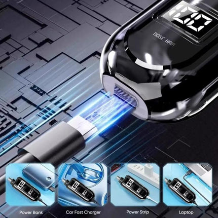 WUSHANG Rechargeable Nose Hair Trimmer USB-C Charging Gentle & Painless Nasal Grooming - DealBuddy