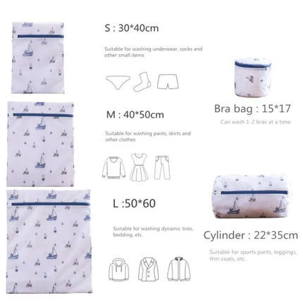 Laundry Fine Net Bags Set Clothing Care Anti-Tangle Washing Machine Bags - DealBuddy