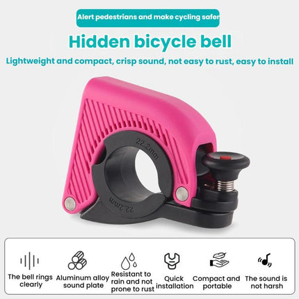 Concealed Aluminum Alloy Bell For Bicycles Mountain Bike Bell - DealBuddy