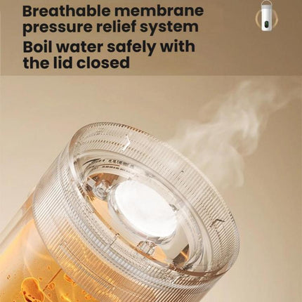 RK-3 Wireless Electric Heating Travel Kettle Portable Boiling Water Cup with 6-Temperature Settings