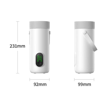 RK-3 Wireless Electric Heating Travel Kettle Portable Boiling Water Cup with 6-Temperature Settings