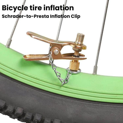 5pcs Schrader To Presta Valve Adapter Clip Portable Presta Valve Inflation Adapter - DealBuddy