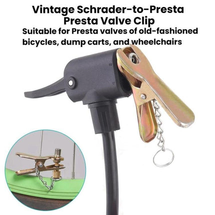 5pcs Schrader To Presta Valve Adapter Clip Portable Presta Valve Inflation Adapter - DealBuddy