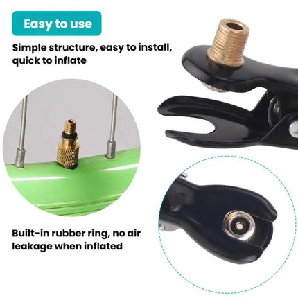 5pcs Schrader To Presta Valve Adapter Clip Portable Presta Valve Inflation Adapter - DealBuddy