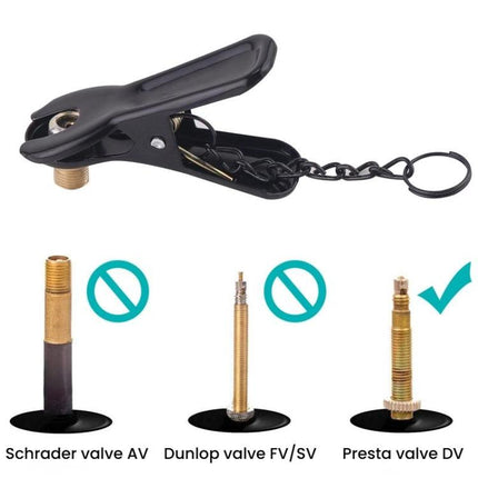 5pcs Schrader To Presta Valve Adapter Clip Portable Presta Valve Inflation Adapter - DealBuddy