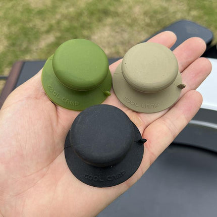 COOL CAMP CF-908 Universal Pot Lid Knob Top Bead Heat-Resistant Silicone Handle Outdoor Lunch Box Lid Handle - DealBuddy