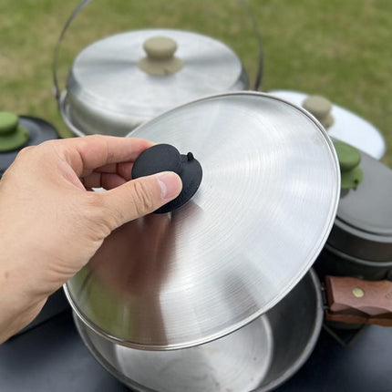 COOL CAMP CF-908 Universal Pot Lid Knob Top Bead Heat-Resistant Silicone Handle Outdoor Lunch Box Lid Handle - DealBuddy