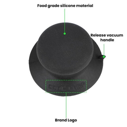 COOL CAMP CF-908 Universal Pot Lid Knob Top Bead Heat-Resistant Silicone Handle Outdoor Lunch Box Lid Handle - DealBuddy
