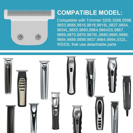 For WAHL 9864/9864SS/9686/9818A Replacement Clipper Blades