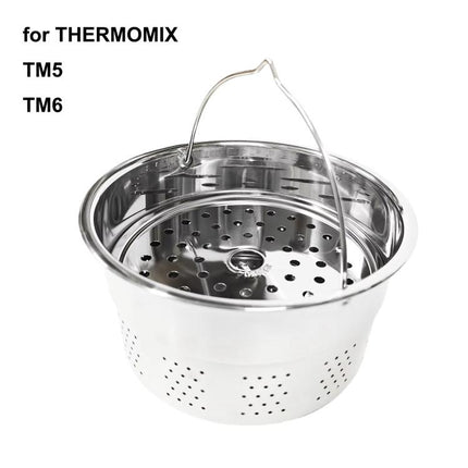 For Thermomix TM6 TM5 Stainless Steel Steamer Basket Healthy Cooking Steamer