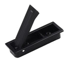 Cabinets Recessed Invisible Door Handle Concealed Grooved Rotatable Rectangular Handle For Furniture