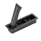 Cabinets Recessed Invisible Door Handle Concealed Grooved Rotatable Rectangular Handle For Furniture