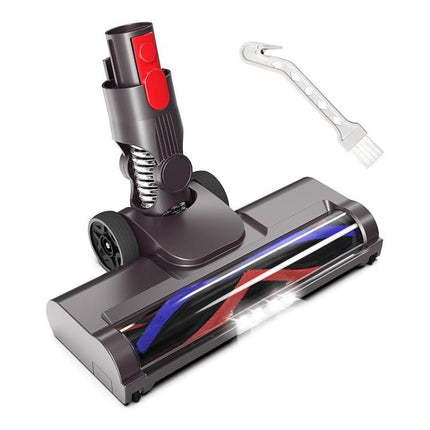 For Dyson V7 / V8 / V10 / V11 / V15 Vacuum Cleaner Electric Floor Brush With LED Light Soft Plush V Roller Brush