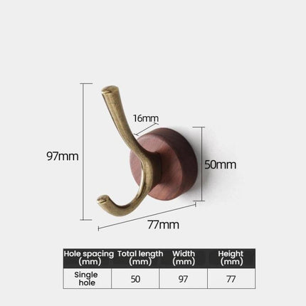 Hole-Free Clothes Hook Wall Wardrobe Clothes Hook