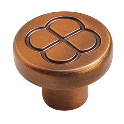 Vintage Flower Cabinet Door Handle Zinc Alloy Handle For Drawers Wardrobes