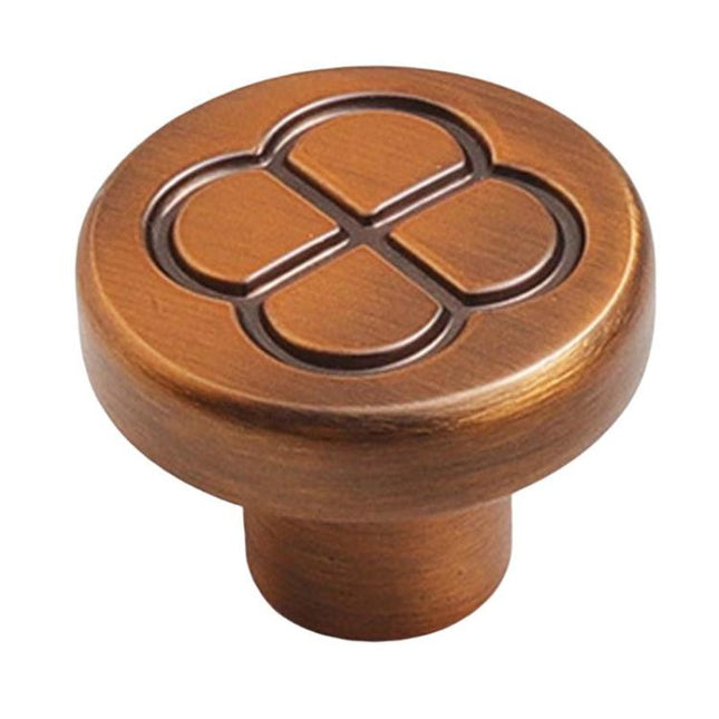 Vintage Flower Cabinet Door Handle Zinc Alloy Handle For Drawers Wardrobes