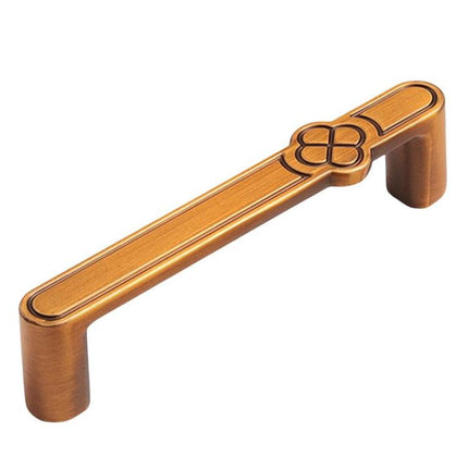 Vintage Flower Cabinet Door Handle Zinc Alloy Handle For Drawers Wardrobes