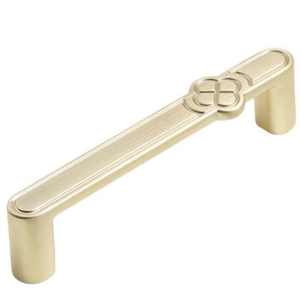 Vintage Flower Cabinet Door Handle Zinc Alloy Handle For Drawers Wardrobes