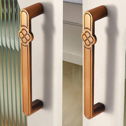 Vintage Flower Cabinet Door Handle Zinc Alloy Handle For Drawers Wardrobes