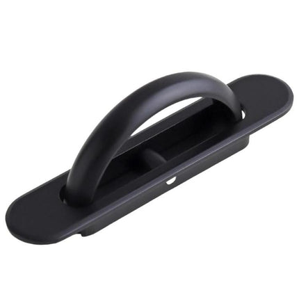 Recessed Groove Concealed Handle For Cabinets Embedded Rotating Flip-Top Handle