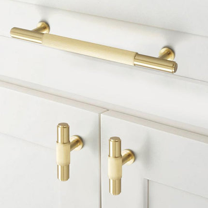 Minimalist Cabinet Door Handle Straight-Grain Cabinet Drawer Handle