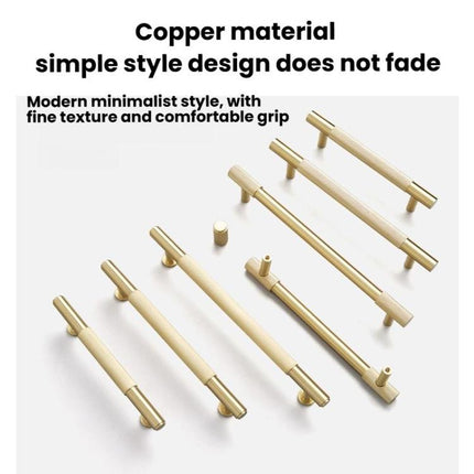 Minimalist Cabinet Door Handle Straight-Grain Cabinet Drawer Handle