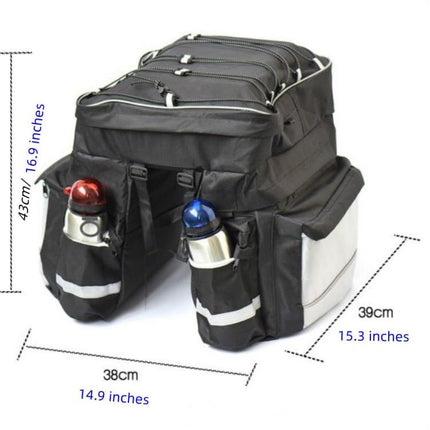 3 in 1 Mountain Bike Pannier With Large Capacity For Rear Racks - DealBuddy