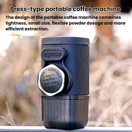 Portable Hand-Pressed Coffee Maker Home Travel Press-Type Coffee Machine - DealBuddy