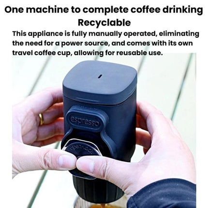 Portable Hand-Pressed Coffee Maker Home Travel Press-Type Coffee Machine - DealBuddy