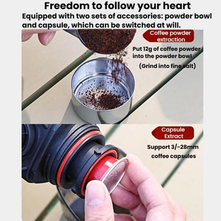 Portable Hand-Pressed Coffee Maker Home Travel Press-Type Coffee Machine - DealBuddy