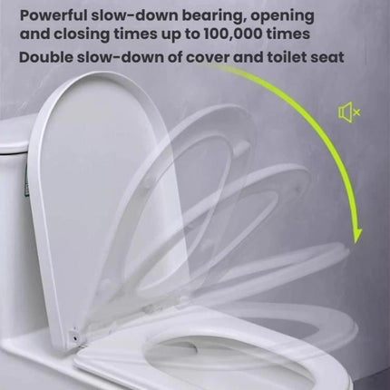 Toilet Seat Slow Close Lid Easy Installation Toilet Seat Replacement
